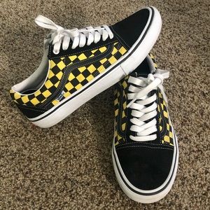 Old skool checker vans